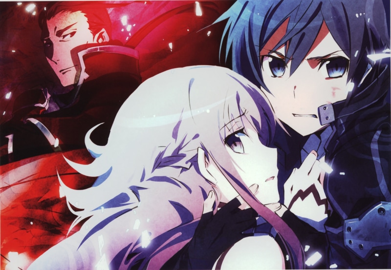 kirigaya suguha, sword, anime, 4K, suguha, heathcliff, online, kirigaya kazuto, art, kirigaya, sword art online, kazuto