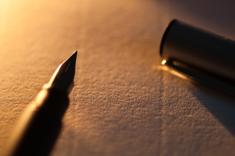 no people, ink, aggression, 4K, wood - material, metal, notebook, sharp, book, nib, paper, close-up, selective focus, pen, still life, single object, steel