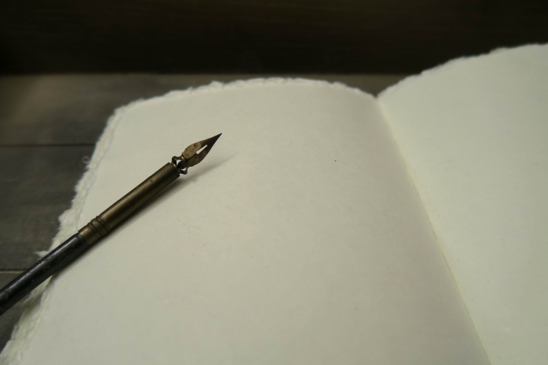 ink pen, high angle view, blank, table, paper, nib, education, metal, selective focus, assen, write, two objects, pen, writing, text, netherlands, writing instrument
