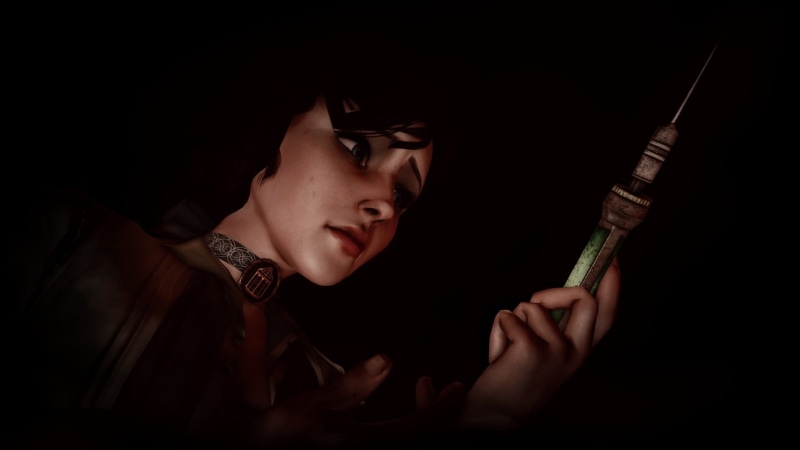 one person, person, adult, Elizabeth (BioShock), night, black background, digital, fashion, headshot, BioShock Infinite, dark, beautiful woman, young adult
