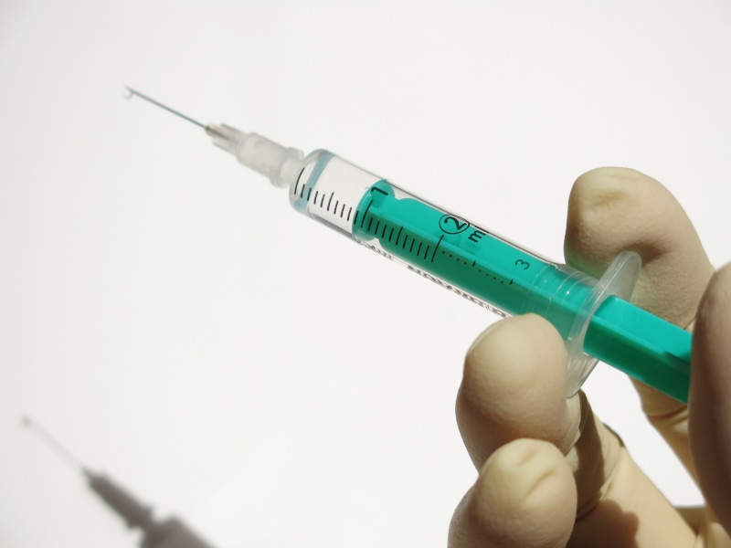 liquid, copy space, body part, close-up, healthcare worker, studio shot, medical, disposable syringe, unrecognizable person, syringe, hand, care, sharp