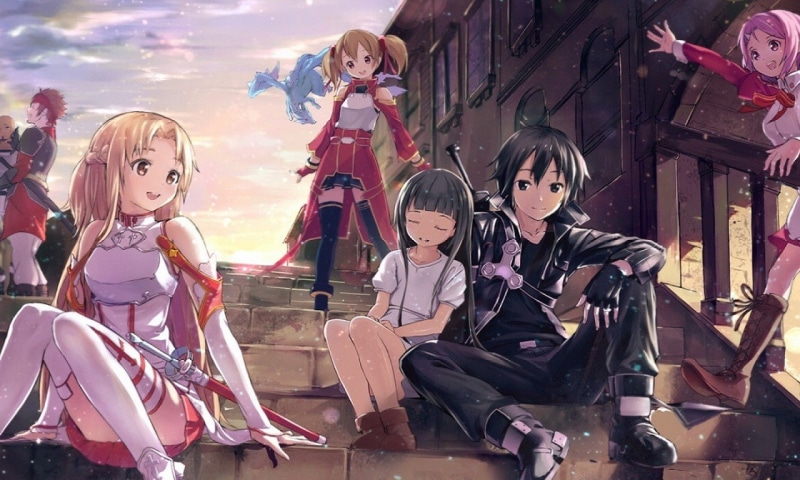 Tsuboi Ryoutarou, lifestyles, 720P, females, anime boys, Ayano Keiko, sister, short hair, black hair, child, boys, Kirigaya Kazuto, offspring, family
