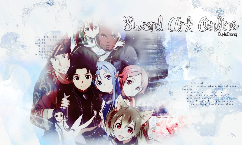 Sword Art Online II, Yui (Sword Art Online), Asuna Yuuki, Sword Art Online, Silica (Sword Art Online), Andrew Gilbert Mills, Keiko Ayano, Kazuto Kirigaya