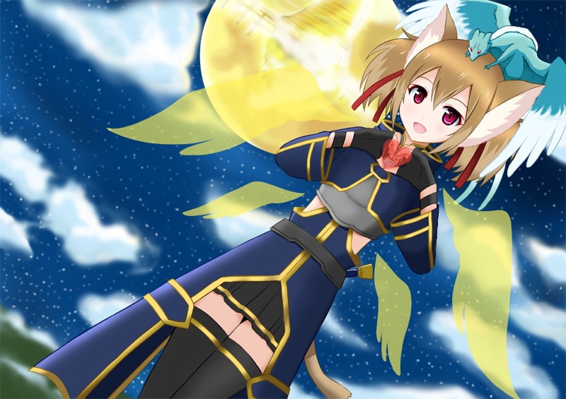 Silica (Sword Art Online), Keiko Ayano, 1080P, Sword Art Online, Pina (Sword Art Online)