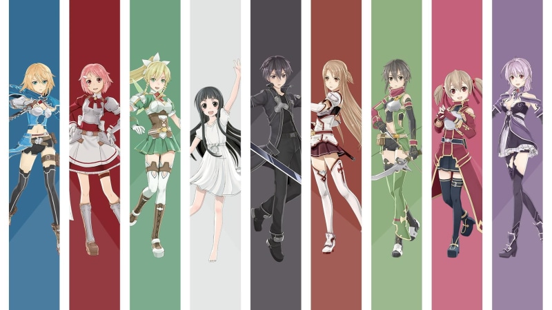 yuuki, sword art online, asada, asada shino, 1080P, suguha, anime girls, anime, ayano keiko, kirigaya, shino, shinozaki, girls, sword, online, art, shinozaki rika