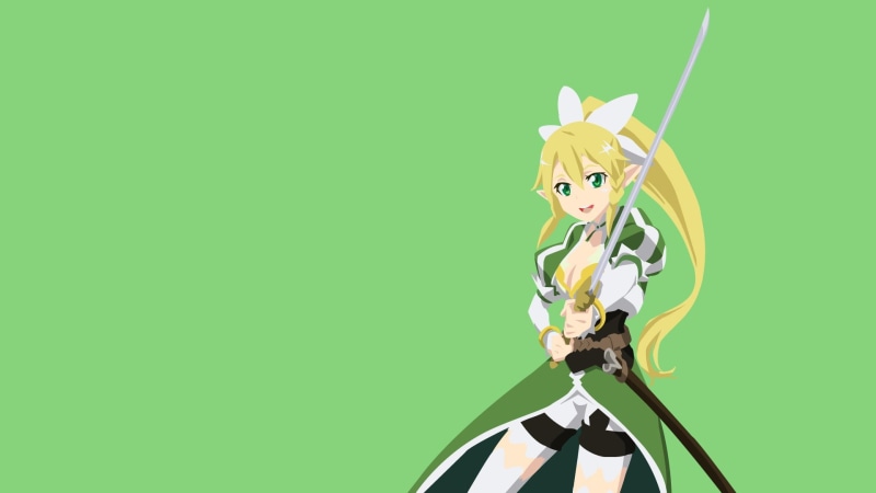 Sword Art Online, 1080P, Suguha Kirigaya, Leafa (Sword Art Online), Minimalist