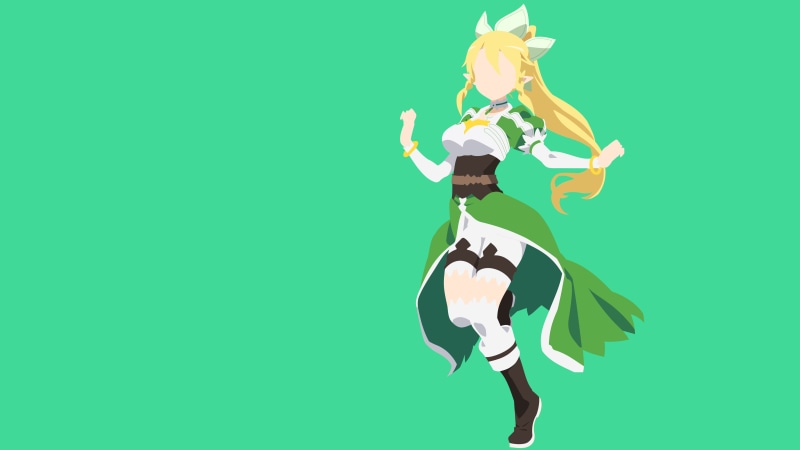Sword Art Online, 4K, Leafa (Sword Art Online)