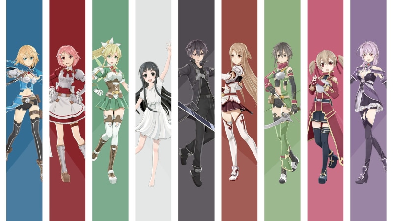 Asuna Yuuki, Sword Art Online, 1080P, Yui (Sword Art Online), Lisbeth (Sword Art Online), Silica (Sword Art Online), Leafa (Sword Art Online), Strea (Sword Art Online)