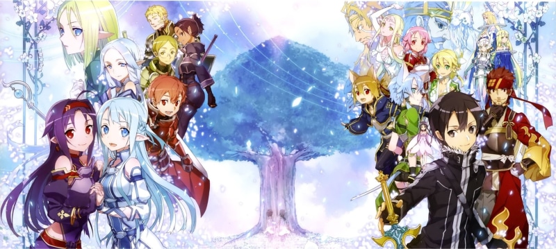 Sword Art Online, Yui (Sword Art Online), Yuuki Konno, Leafa (Sword Art Online), Klein (Sword Art Online), 1080P, Silica (Sword Art Online), Sword Art Online II