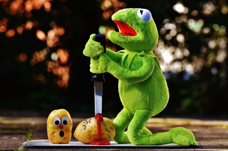 food and drink, human representation, potato murder, sit, representation, toy, creativity, no people, soft toy, cute, fun, focus on foreground, green color