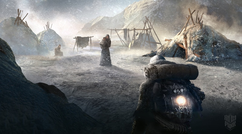Video Game Art, artwork, solid, people, sea, outdoors, land, scenics - nature, winter, sky, water, snow, dark, games art, architecture, beauty in nature