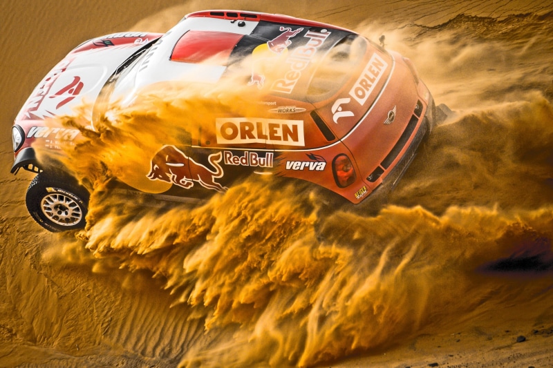 Rally, vehicle, Red Bull, car, 2K, desert, race cars, sand