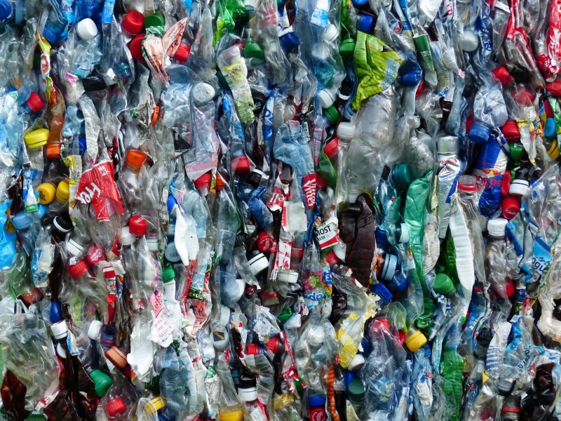 plastic, representation, assorted, backgrounds, art and craft, trashbin, choice, garbage, bottle, plastic bottles, multi colored, recycling, 4K, cube