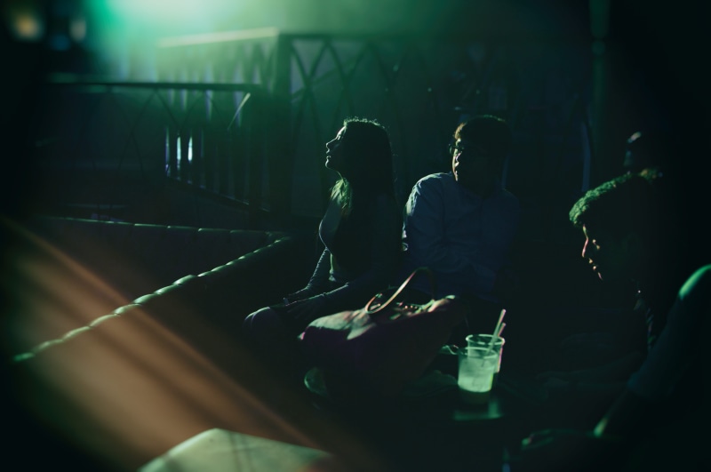fun, nature, sitting, arts culture and entertainment, discotheque, music, drinks, selective focus, adult, 5K, real people, light, young, adolescent, three quarter length