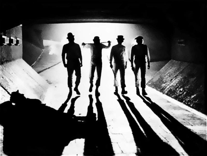 walking, standing, silhouette, people, movies, tunnel, togetherness, women, real people, indoors, untitled, day, group of people, architecture, full length