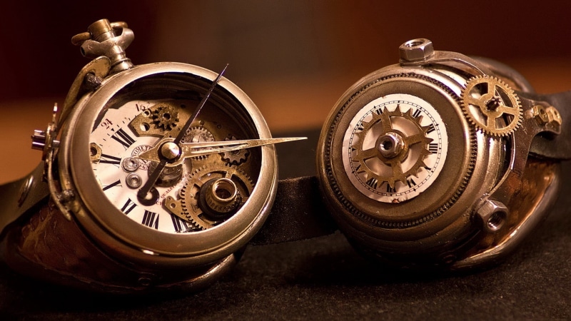 instrument of time, machine part, retro styled, machinery, no people, accuracy, skeleton, gears, close-up, watches, hands, silver colored, antique, clock