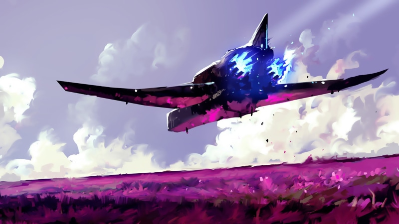 The ship, Figure, Spaceship, Concept Art, by Dominik Mayer, Science Fiction, 1080P, Environments, 30 min Speedpainting, Dominik Mayer, Art, Black Swan