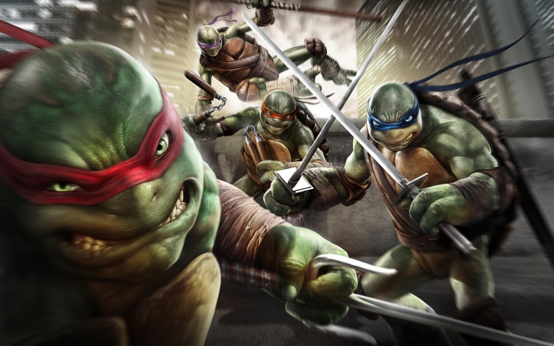 shadows, game, ninja, 2K, teenage, tmnt, turtles, characters, photo, mutant