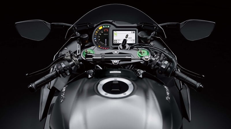 chrome, studio shot, speed, Instrument, machinery, front view, air vehicle, Console, Ninja, metal, black background, k, transportation, speedometer, h