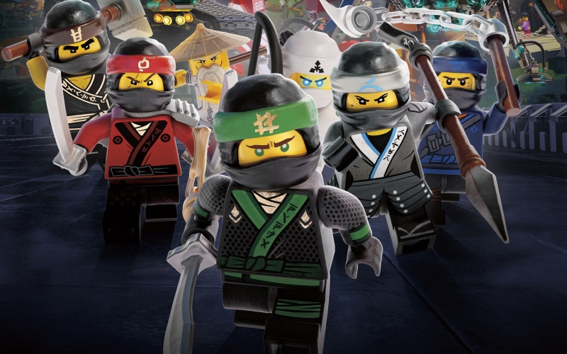 Ninja, 4K, Movie, warriors, Ninjago, k, The, Lego