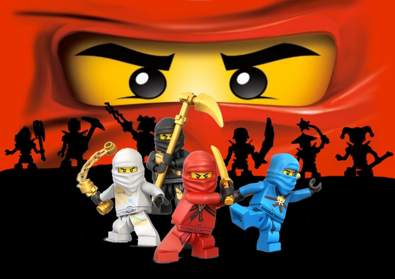 red, craft, male likeness, human representation, arms raised, ninjago, celebration, sculpture, statue, Lego Ninjago: Masters of Spinjitzu, female likeness