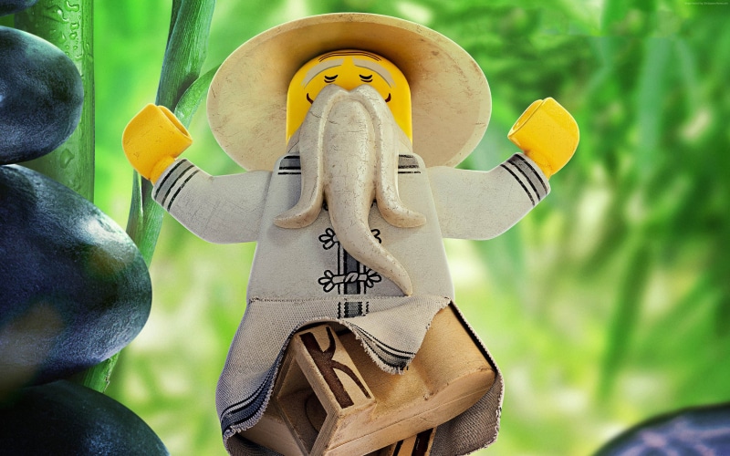 Sensei Wu, 4K, The LEGO Ninjago Movie, 4K