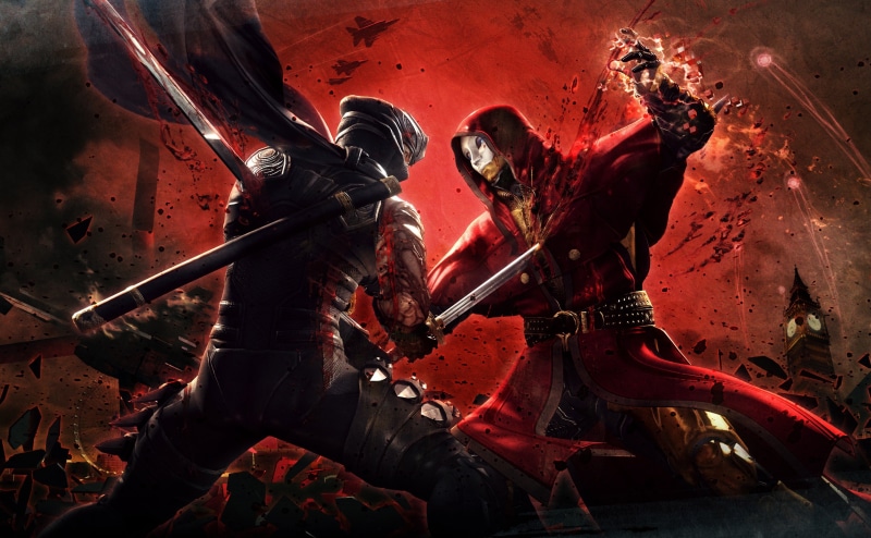 Other Games, architecture, Ninja, blood, security, people, digital, military, protection, Games, weapon, men, Gaiden, indoors, aggression, human representation