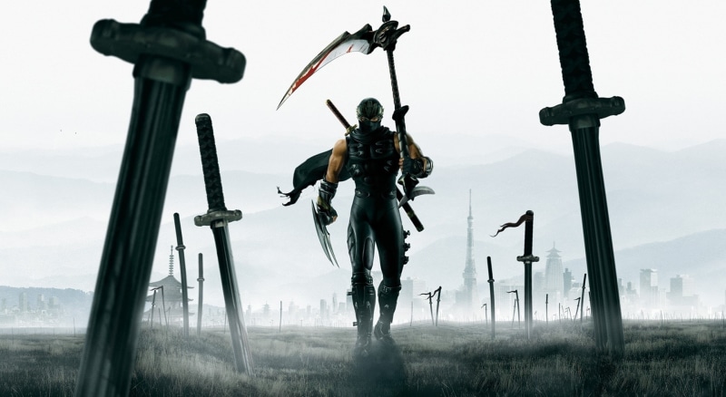 technology, land, shinobi, Fanart, 1080P, wood - material, ninja gaiden 3, outdoors, game, Games, architecture, no people, Gaiden, field, Ninja