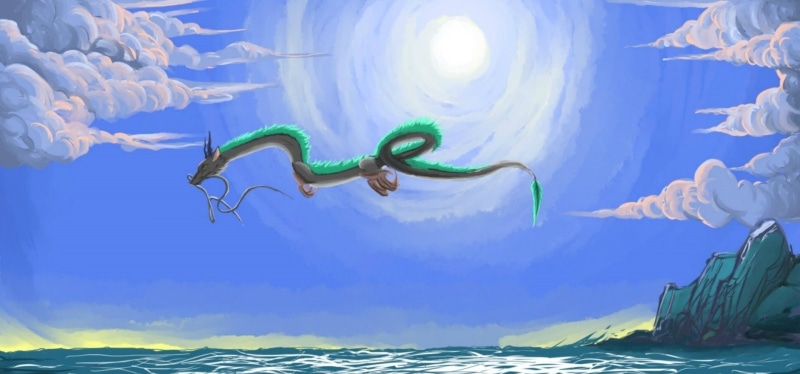 1080P, Movie, Flight, Dragon, Spirited Away