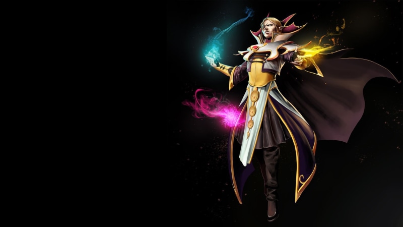 image, magic, desktop, background, invoker, fighter, dota, black, 1080P