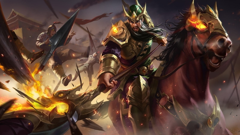 yu, hd, mobile, horse, king, warrior, glory, tablet, knight, computer, 1080P, assassin, guan, pc