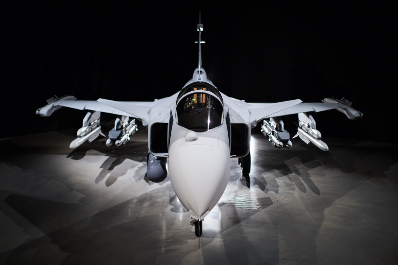 Fighter jet, Saab JAS 39 Gripen, 2K