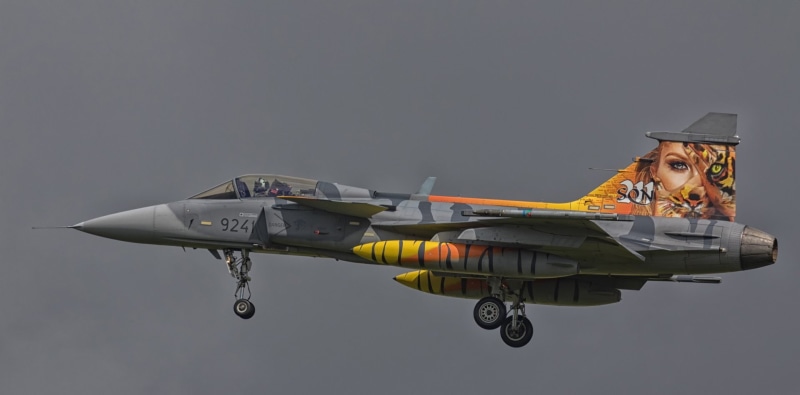 Jet Fighters, Saab JAS 39 Gripen, 1080P, Aircraft, Warplane, Jet Fighter