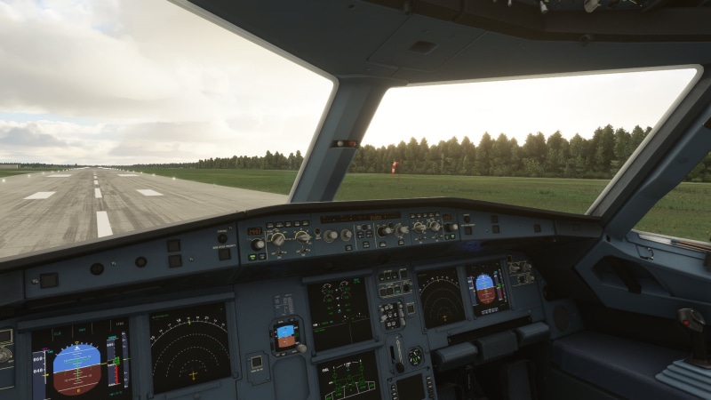 aircraft, cockpit, Airbus A320, 1080P, Microsoft Flight Simulator 2020