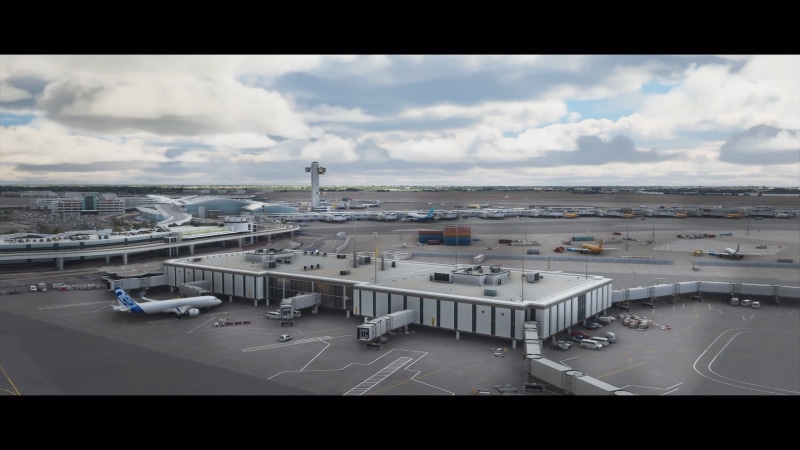 Microsoft Flight Simulator, airport, 2K