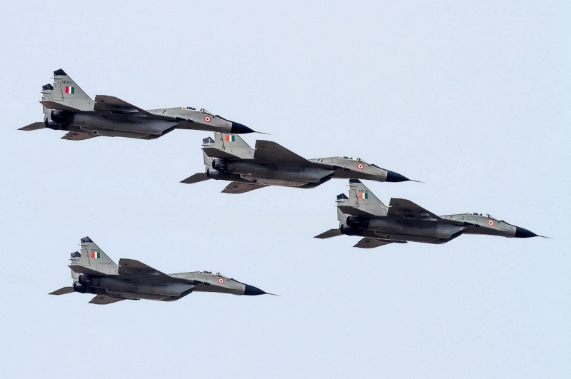 Indian Air Force, Mikoyan MiG-29, 480P, military, military aircraft, mig-29, jet fighter