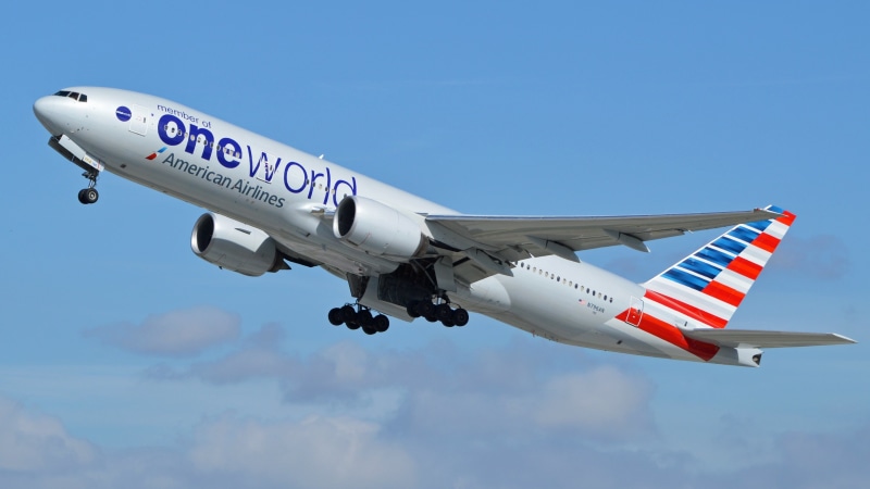 4K, ONE World, the plane, American Airlines, Boeing, 200, flight, boeing-777, the rise