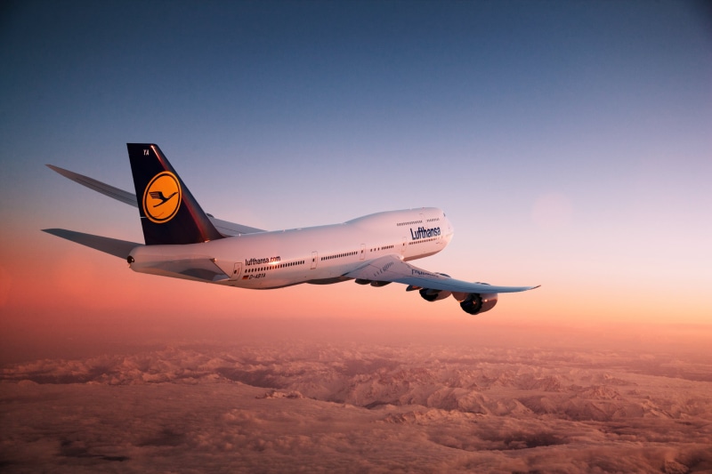 Flight, cloud - Sky, airport, commercial Airplane, outdoors, no people, plane, Earth, taking Off, Boeing, tourism, flying, aircraft Wing, 747, sunrise - Dawn