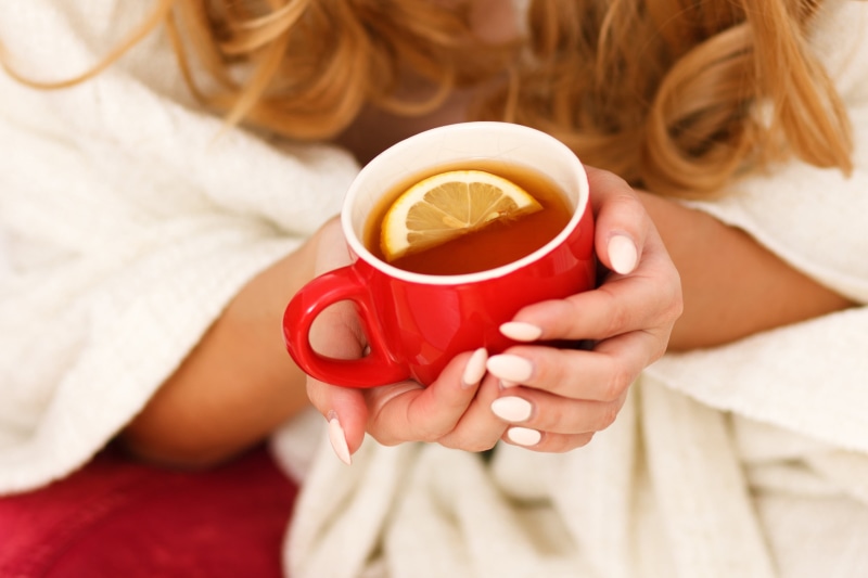 indoors, cute, coffee - Drink, drinking, tea, positive, person, one Person, tea Cup, drink, morning, 2K, stay, smiling, keep, heat - Temperature, mood
