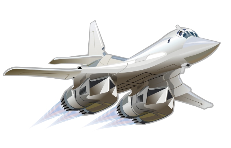 nature, Russia., airplane, missile, clear sky, friendly cartoon, art, developer, gray, 4K, studio shot, technology, supersonic strategic bomber, plane