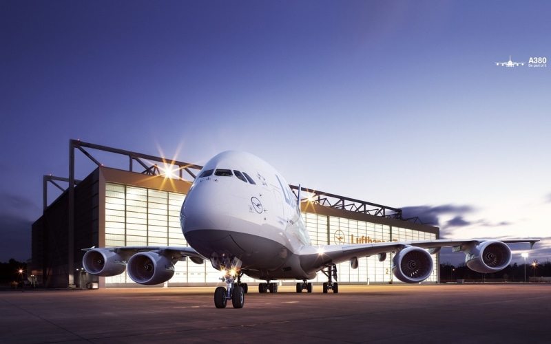 airplane, 1080P, aircraft, plane, lufthansa, airbus