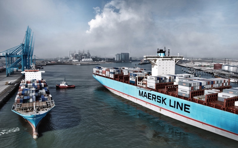 Ship, Container, Smoke, Port, Cargo, 2K