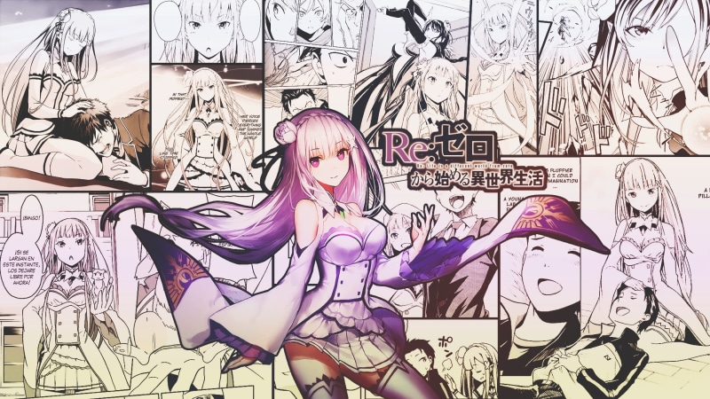 human representation, 1080P, portrait, adult, cleavage, blond hair, hairstyle, miniskirt, lifestyles, Re:Zero Kara Hajimeru Isekai Seikatsu, females, representation