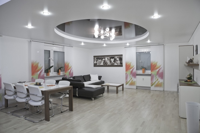 black, home, office, design, ceilings design, apartment, light cover, 1080P, indoors, cover tensioned, suspended ceiling, ceiling systems, no people, home interior