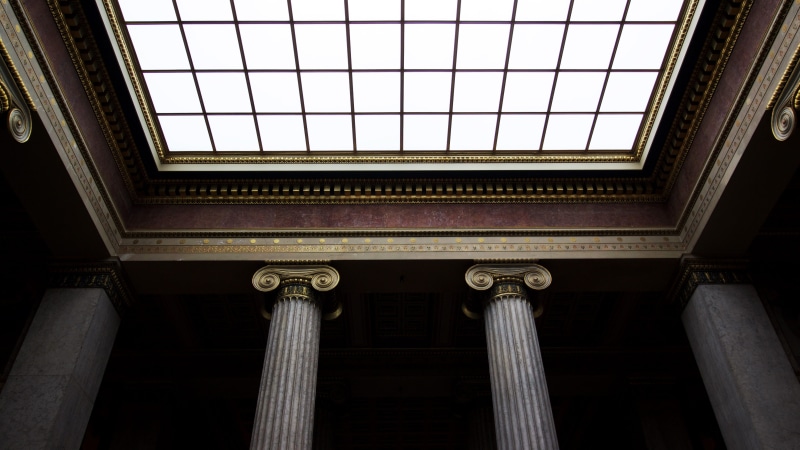 history, architectural feature, travel destinations, window, building, structures, justice - concept, text, low, government, the past, indoors, law, skylight