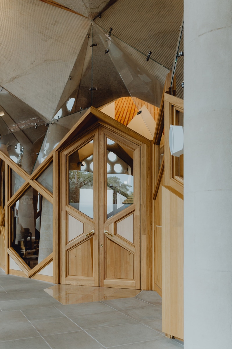 Europe, church, flooring, Sagrada Familia, barcelona, ceiling, city, glass - material, christian, spain, sagrada, wood, security, house, roof, wall - building feature