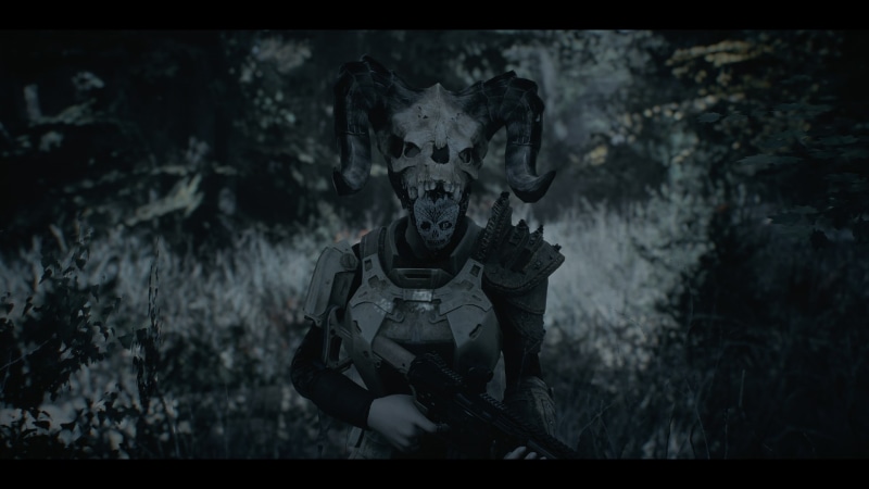 transfer print, video games, screen shot, dark, weapon, Fallout 4, 1080P, auto post production filter, protection, disguise, horror, mask, obscured face