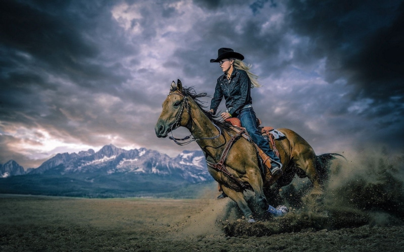 Horse Riding, Photography, Cowgirl, 1080P