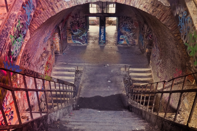 pforphoto, shabby, old, nature, building, built structure, direction, lapsed, lost places, the past, staircase, break up, stairs, destruction, abandoned