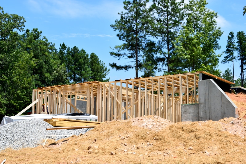 industrial, plank, build, daytime, nature, carpentry, development, outdoors, home, roof, builder, brown, no people, structure, carpenter, property, housing